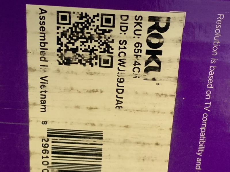 Photo 1 of Roku Smart TV 2025 – 65-Inch Select Series, 4K HDR TV – RokuTV with Enhanced Voice Remote – Flat Screen LED Television with Wi-Fi for Streaming Live Local News, Sports, Family Entertainment