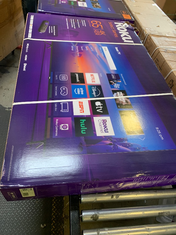 Photo 1 of Roku Smart TV 2025 – 65-Inch Select Series, 4K HDR TV – RokuTV with Enhanced Voice Remote – Flat Screen LED Television with Wi-Fi for Streaming Live Local News, Sports, Family Entertainment