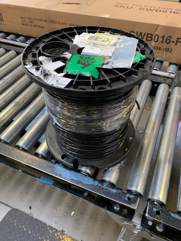 Photo 1 of Southwire 1000 ft. 8 Black Stranded CU SIMpull THHN Wire
