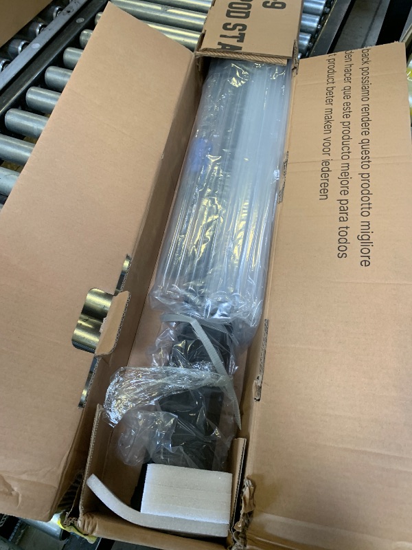 Photo 1 of 100 Inch Indoor and Outdoor Projector Screen with Stand for Movies or Presentations - HD Premium 16:9 Folding Free Tripod Screen with Carry Bag and Straps, Matte