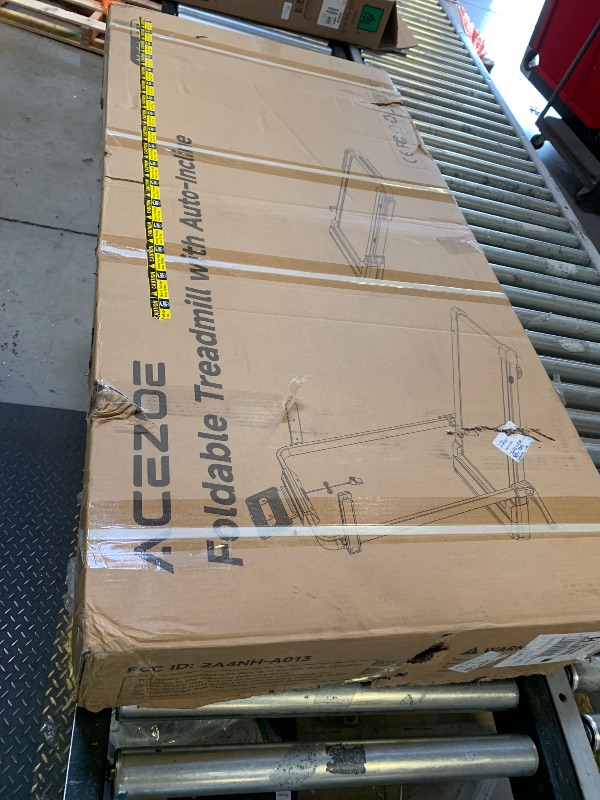 Photo 1 of Foldable Walking Pad with 0-15% Auto Incline and Handle Bar, Under Desk Treadmill with 300LBS Weight Capacity, 3.0HP Quiet Treadmills for Home with Speaker, APP & Remote Control-Black Orange