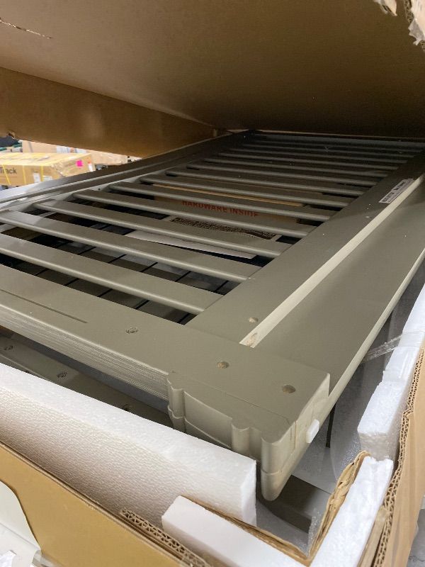 Photo 4 of Sorelle Furniture Paxton Crib, Classic 4-In-1 Convertible Crib, Made of Wood, Non-Toxic Finish, Wooden Baby Bed, Toddler Bed, Child’s Daybed and Full-Size Bed, Nursery Furniture - Heritage Grey
