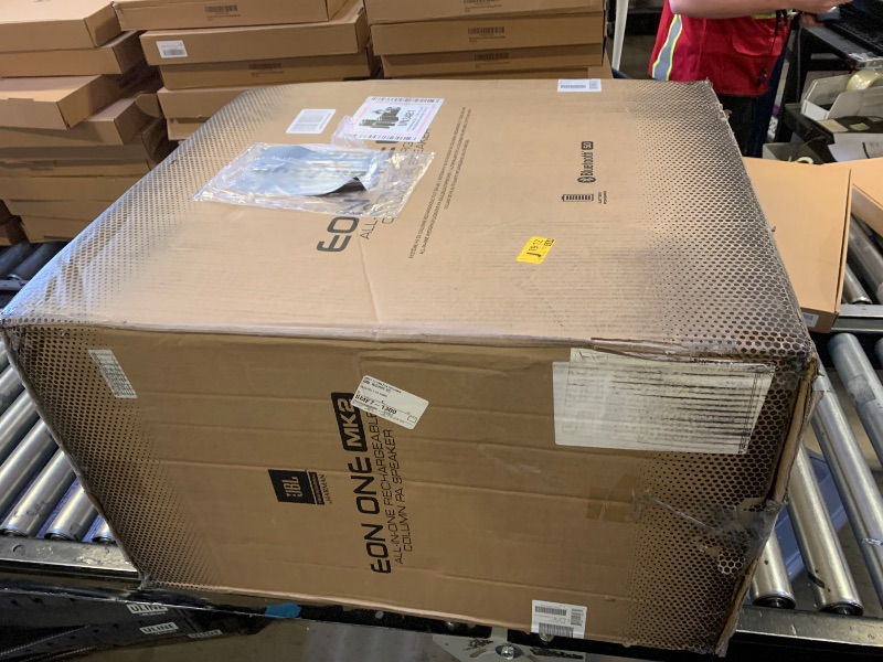 Photo 1 of JBL Professional EON ONE Mk2 Active Battery-Powered Column Line Array Speaker System, 1500W Peak Power, 10", Bluetooth Wireless Audio, 5 Channel Mixer, Portable PA for DJs, Musicians, Events, Black