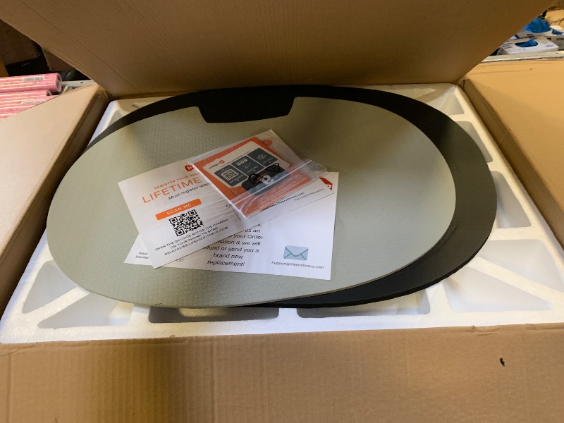 Photo 1 of LifePro Vibration Plate Exercise Machine - 4D Motion Vibrating Plate for Enhanced Circulation & Metabolism Boost, Muscle Activation, with Heated Ottoman, Multiple Modes - Elegant Living-Room Machine