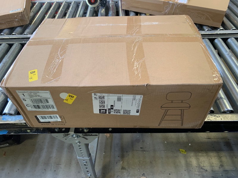 Photo 1 of MALOL 26“ Swivel Bar Stools Set of 4, Mid Century PU Leather Counter Height Bar Chairs with Low Back and Metal Legs, Modern Bar Stool Chair for Kitchen Island, Beige