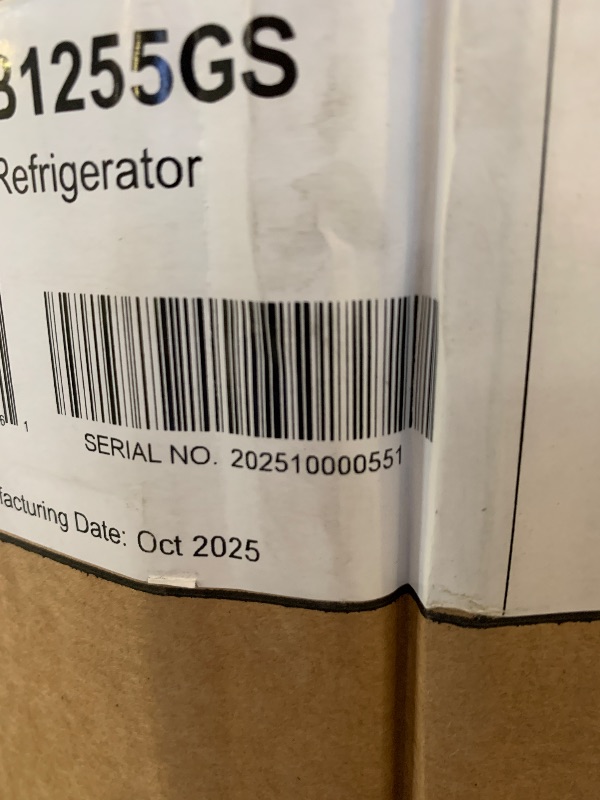 Photo 1 of Sharp SJB1255GS Bottom-Freezer Counter-Depth Refrigerator, 24 Inch, 11.5 Cubic Foot, Garage Ready