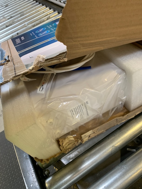 Photo 1 of LCF 0.01?m Ultra-Filtration Under Sink Water Filter System, 3-Stage Alkaline Mineral pH+ Water Purifier, LED UV-C Ultr?violët SUS304 Faucet, Reduces up to 99.9% of Baçt?ria, Bad Taste & Chlorine