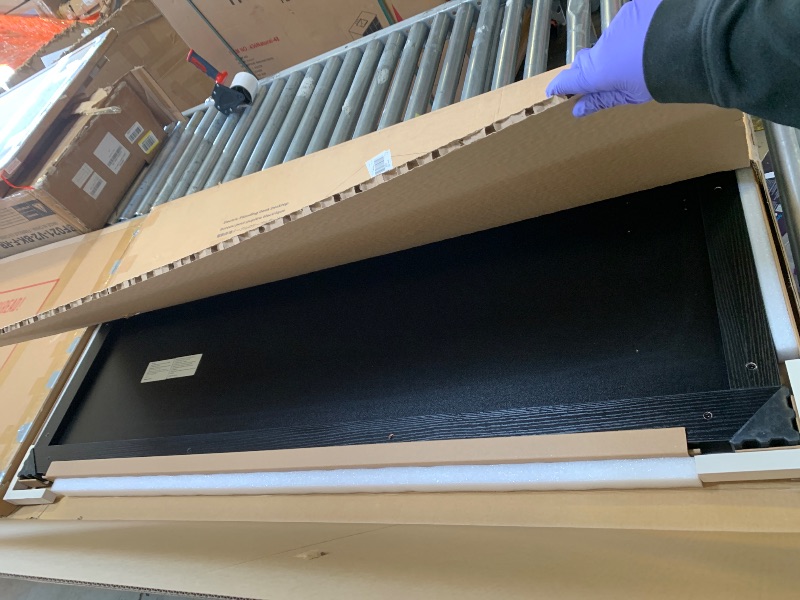 Photo 1 of Marsail Electric Standing Desk with One-Piece Desktop, 55 x 30 Sit Stand Desk with Thickened Tabletop, Height Adjustable Stand Up Desk with Cable Management for Home Office(Frame+Desktop, 2 Packages)