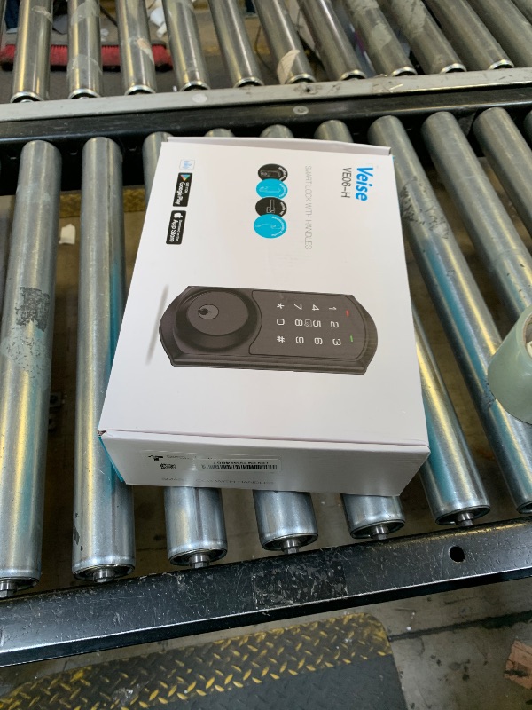 Photo 1 of Veise VE06-H Smart Front Door Lock Set, App Control, Keyless Entry Deadbolt with Lever Handle, Electronic Digital Touchscreen Keypad, Auto Lock, Easy Install, Matte Black