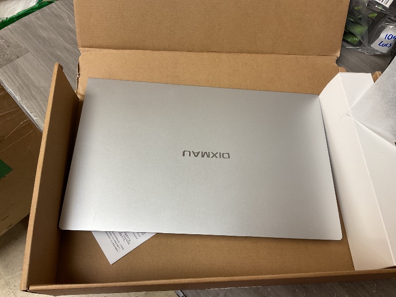 Photo 1 of DIXMAU 15.6“ 32GB RAM+1TB Laptop Computer, Win11 2C4T AMD Radeon 3050E 1.7-3.4GHz Notebook Computer, Fingerprint Reader, 6000mAh Battery PC, WiFi 2.4/5GHz, Bluetooth 4.2, Silver
