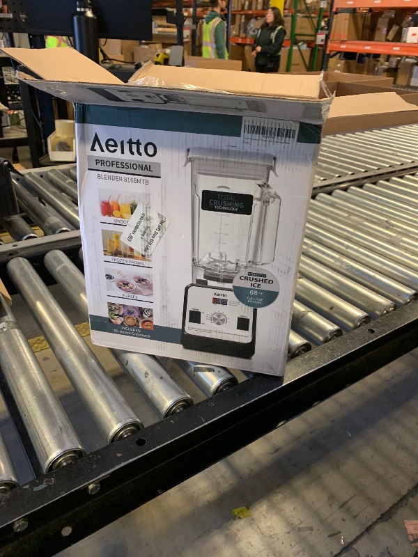 Photo 1 of Aeitto Blender with 1500-Watt Motor, 68 Oz Large Capacity Blenders for Kitchen, Countertop Professional Blenders for Ice Crush, Frozen Drinks, Black
