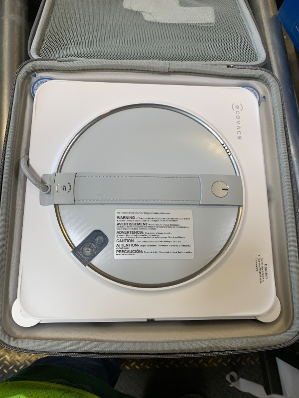 Photo 1 of ECOVACS WINBOT W2S Window Cleaning Robot, Intelligent Edge-to-Edge Cleaning with TruEdge Scrubbers, 3 Water Nozzles, 10-Level Safety System, Win-SLAM 4.0 Route Planning, Even Climbing System