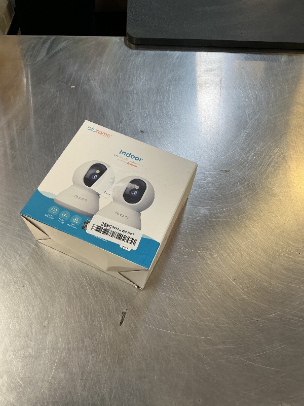 Photo 1 of blurams 5G Cameras for Home Security, 2K Pet Camera with Phone App, 360° PTZ Indoor Camera w/Dual-Band WiFi6, Free Human/Motion/Sound Detection, 2-Way Talk, Night Vision, Compatible with Alexa, 2Pack