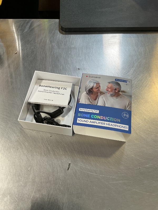 Photo 1 of QuietlyBold CORE Open-Ear Bone Conduction Hearing Amplifier for Adults, Designed for Everyday Hearing with Dignity