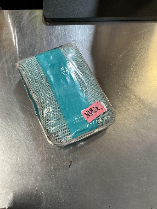 Photo 1 of 10 Set Compression Packing Cubes for Travel Essentials,Compressible Expandable Packing Cubes for Suitcase,OlarHike Luggage Organizer Bags for Travel,Handy Helper for Organizing Clothes(Blue Green)