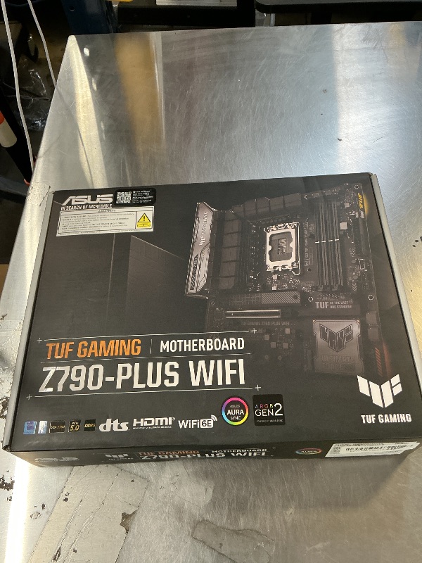 Photo 1 of ASUS TUF Gaming Z790-Plus WiFi LGA 1700(Intel 14th,12th &13th Gen) ATX Gaming Motherboard(PCIe 5.0,DDR5,4xM.2 Slots,16+1 DrMOS,WiFi 6,2.5Gb LAN,Front USB 3.2 Gen 2 Type-C,Thunderbolt 4(USB4),Aura RGB)