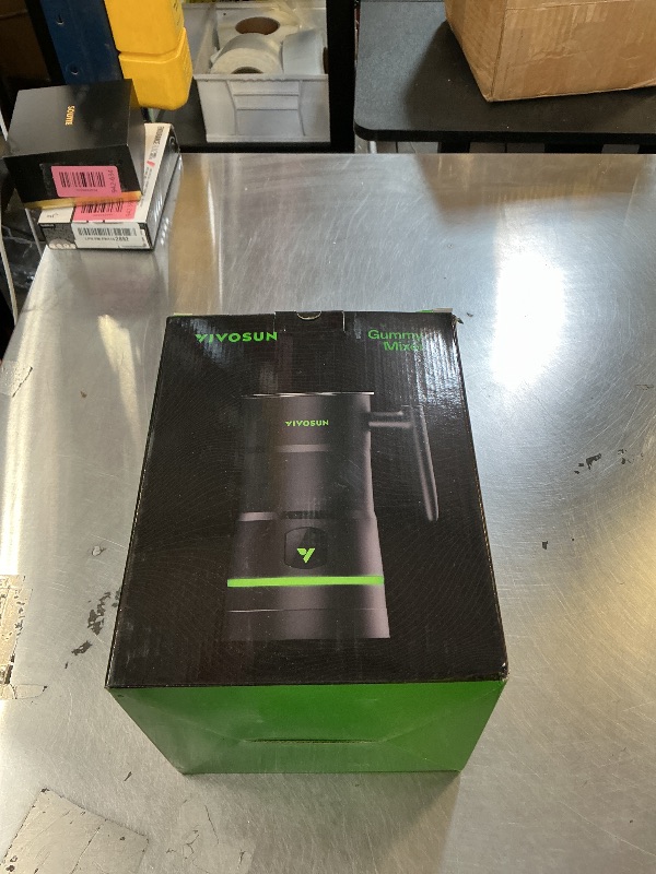 Photo 1 of VIVOSUN Gummy Maker Machine, Hands-Free Candy Maker, Oil Infused Edible Mixer with Dual Rotor, Food-Grade Stainless Steel Pot and Silicone Molds, for Gummies Bear, DIY Candies, Party Treats