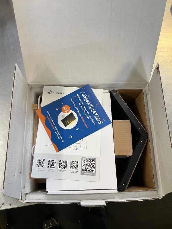 Photo 1 of TT Nature Bird Feeder with Camera, Upgraded 1.5L Smart Birdhouse Al Identify for 10000 Plus Species, Auto Capture & Real-time Notifications, Ideal Gift for Bird Lovers (Iron Roof)