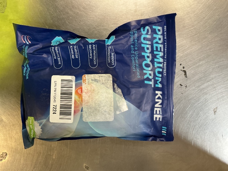 Photo 1 of Knee Brace for Women Plus Size: Large Adjustable Knee Sleeves with Side Stabilizers for Men, Pain Relief for Meniscus Tear, MCL & LCL Injuries, Patella Dislocation Support Black