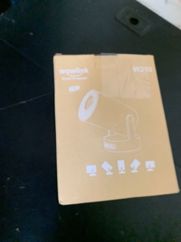 Photo 1 of [Built-in Apps & 2026 Upgraded] Mini Projector with WiFi 6 and Bluetooth 5.4 Support 4K 1080P Auto Keystone 180° Rotatable Projector Portable