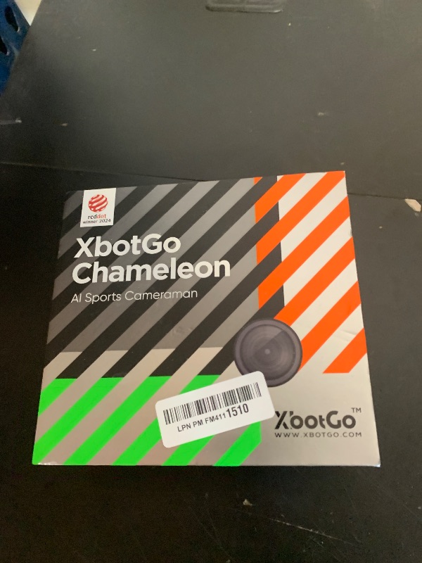Photo 1 of XbotGo Chameleon AI Auto Sports Action Camera - 4K 60FPS Soccer Camera and Basketball Tracking Camera for Team Sports, Live Streaming, No Subscription, Works with iOS & Android (Lemon Green)