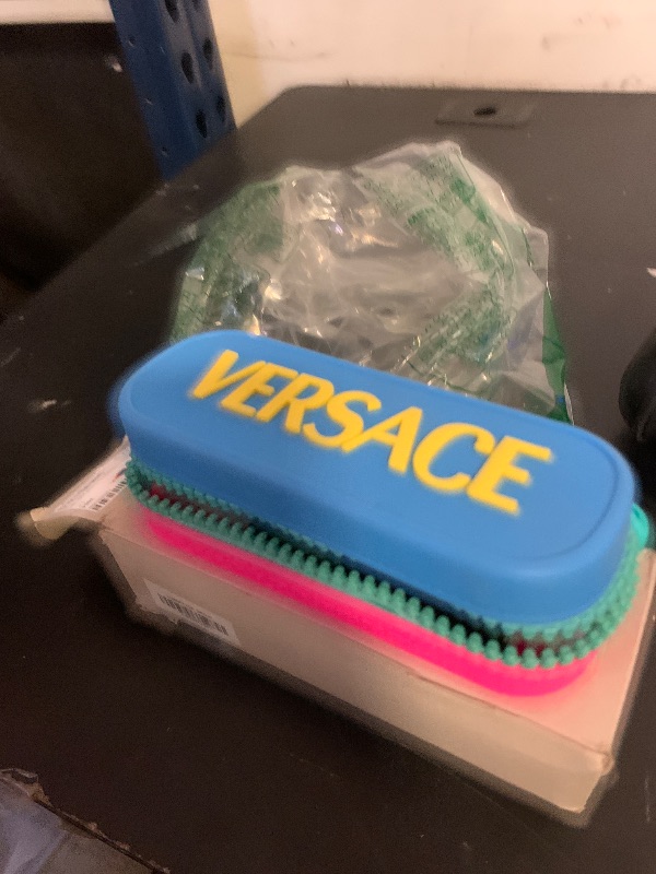 Photo 1 of Versace Kids VK 4429U 506587 Red Plastic Irregular Sunglasses Grey Lens