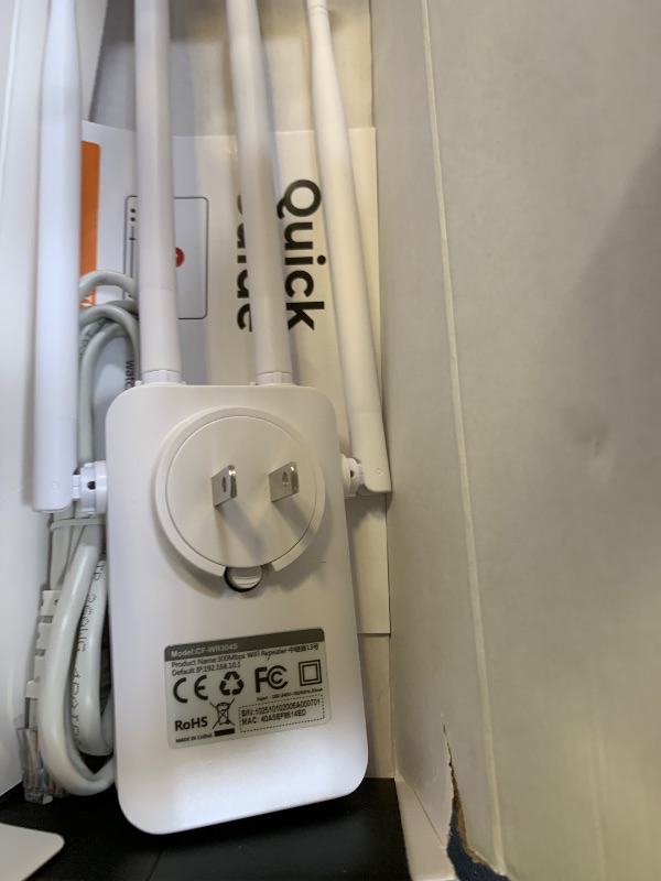 Photo 1 of WiFi Extender Internet Booster, Repeater Wireless Routers Amplifier, Mesh Wi-Fi 80% Faster | Broader Than Ever, Support More Network Devices