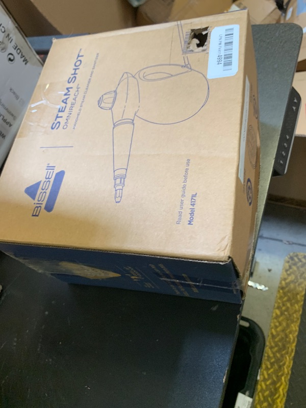 Photo 1 of BISSELL® Steam Shot™ OmniReach handheld portable steam cleaner for tile, grout, windows, bathrooms, kitchens, fabric steaming tool