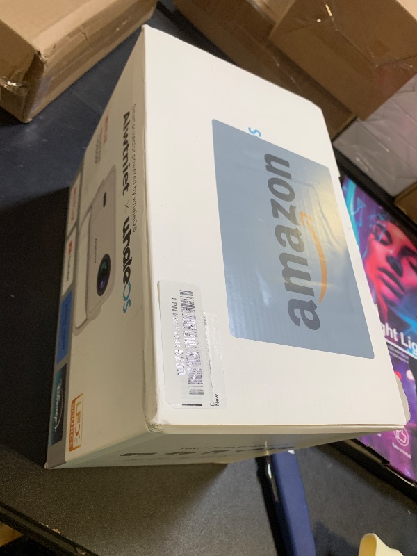 Photo 1 of [Auto Focus] Smart Projector with Wifi and Bluetooth, Mini Projector 4K Support 400ANSI, Upgraded Auto Keystone Portable Proyector for HomeTheater/Outdoor