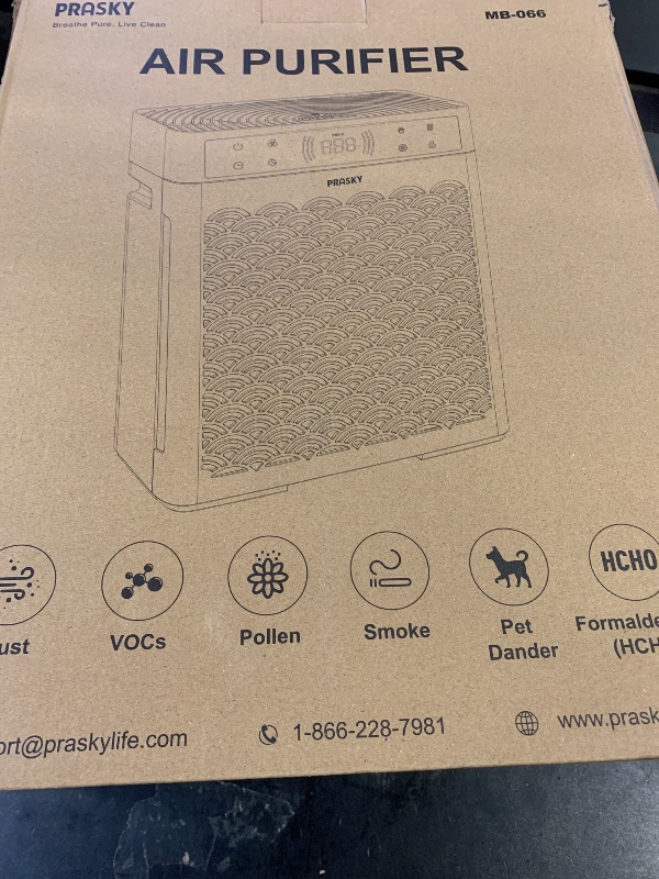Photo 1 of Air Purifiers for Home Large Room up to 3000sq.ft, PRASKY HEPA Air Purifier & with Activated Carbon for Office, Bedroom, Dorm Room, Kitchen