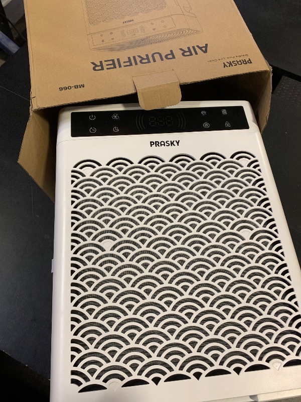 Photo 1 of Air Purifiers for Home Large Room up to 3000sq.ft, PRASKY HEPA Air Purifier & with Activated Carbon for Office, Bedroom, Dorm Room, Kitchen