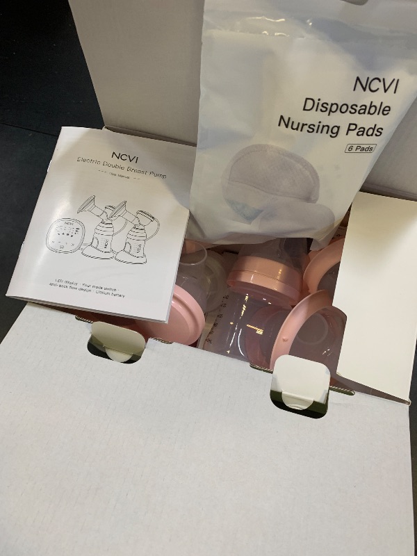 Photo 1 of NCVI Electric Breast Pump 8782, Portable Hospital-Grade Double Pump with 4 Modes & 9 Levels, Anti-Backflow, Rechargeable Quiet Breastfeeding Pump for Efficient Comfortable Use at Home, Work or Travel