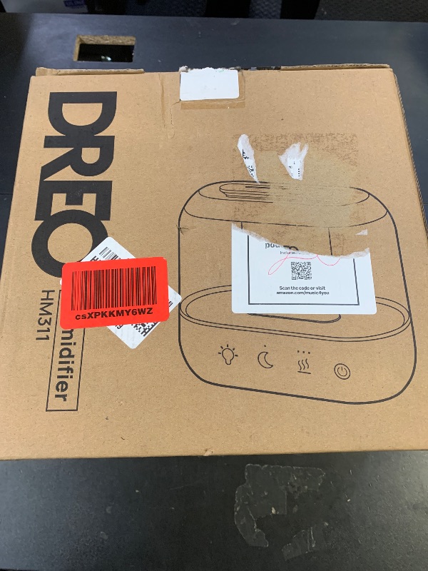 Photo 1 of Dreo Humidifiers for Bedroom, 4L Top Fill for Large Room, 36H Runtime, 28 dB Quiet Supersized Cool Mist Air Humidifier for Baby Nursery, Plants, Indoor, Night Light, Easy to Clean & Fill, White