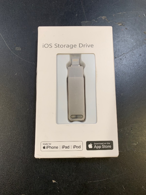 Photo 1 of (No APP Required) MFi Certified 512GB USB Flash Drive for iPhone Memory Stick for Photo/Video Backup, 3 in 1 Photo Stick, High-Speed Jump Drive Compatible for iPhone/iPad/Android/PC Silver