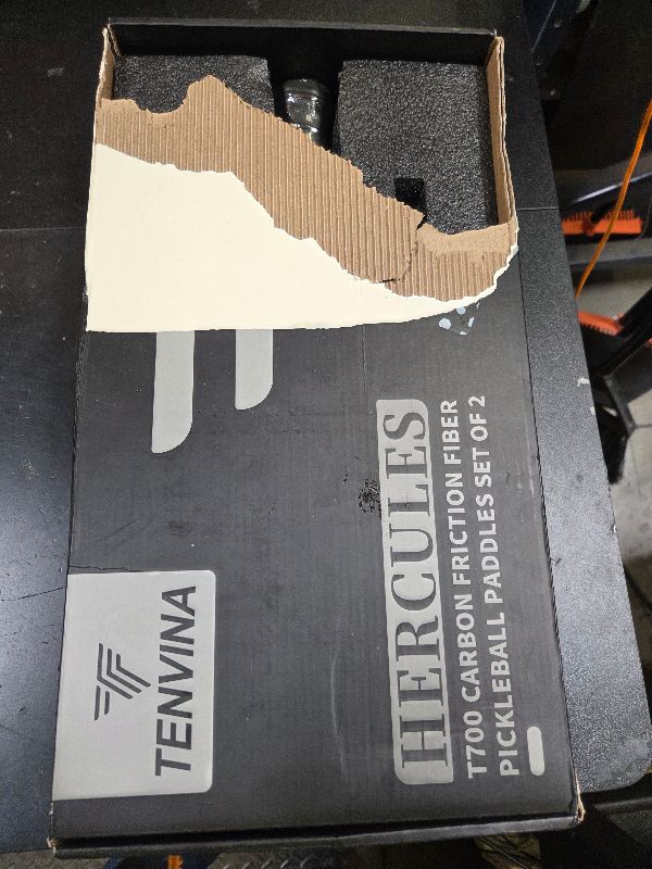 Photo 1 of TENVINA Pickleball Paddles Set of 2, Multi-Layer T700SC Textured Carbon Fiber Pickleball Paddle, 16MM Thicknesses Pickle Ball Paddle, Strong Spin & Power Surface of USAPA Approved Pickle Racket