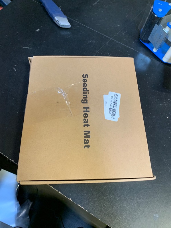 Photo 1 of 1 Pack Seedling Heat Mat with Digital Thermostat Controller,10" x 20.75" Temperature Control Waterproof Heating Pad for Seed Starting Indoor Plants Germination