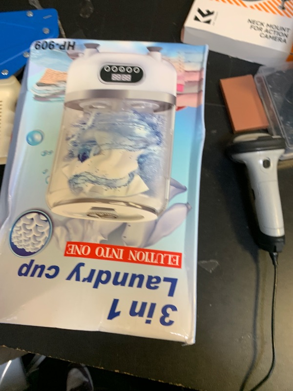 Photo 1 of 3L Portable Washing Machine,3 In 1 Portable Washer And Dryer Underwear Washing Machine,Mini Lavadora Portatil for Home, Apartment, Hotel, Camping & Travel(3L capacity)