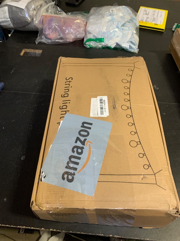 Photo 1 of 10Ft String Light Poles 4 Pack,Light Poles for Outside Lights,Outdoor with Fence Brackets Hanging Lights,Metal Stand Deck Patio Backyard