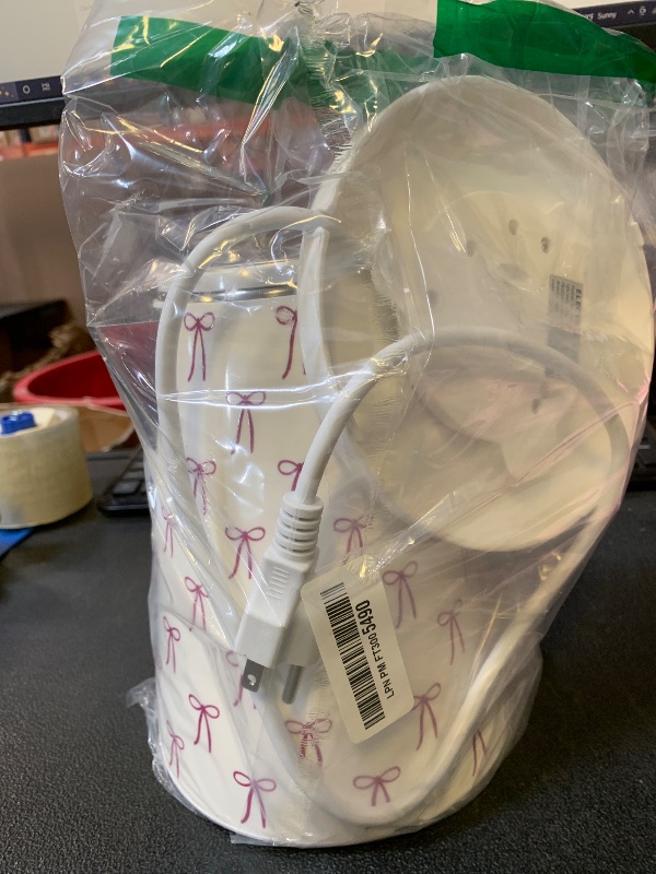 Photo 1 of 1.2L Double Wall Stainless Steel Interior Water Boiler, Cordless, 1000W Fast Boil with LED Light Coffee Pot & Tea Electric Kettle, Auto Shut-Off and Boil-Dry Protection (Pink Bow)