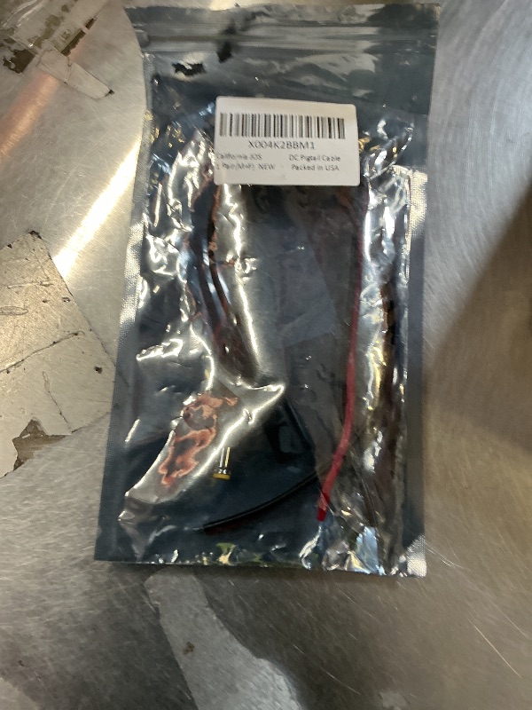 Photo 1 of (Real 18AWG) 1 Pairs 12V 5A DC Power Pigtail Barrel Plug Connector Cable, 2.1mm x 5.5mm Male Female DC Pigtail Connectors for CCTV Security Camera and 12V Power Supply Adapter (1 Male+1 Female)