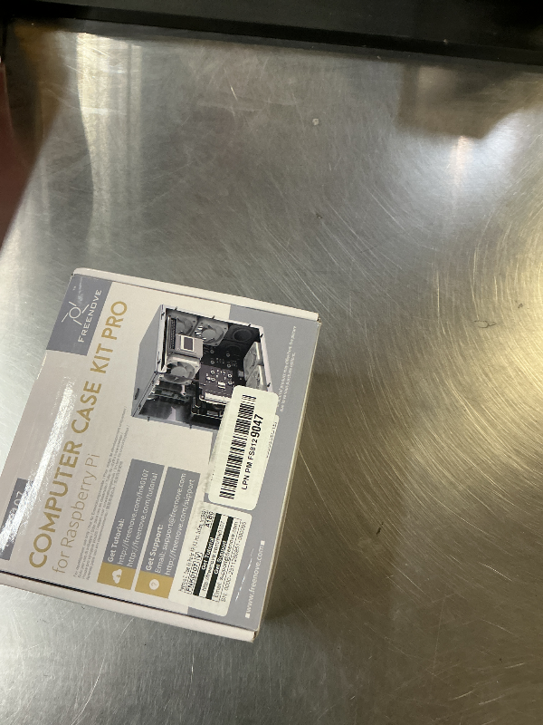 Photo 1 of FREENOVE Raspberry Pi 5 Case Kit Pro (with 1x 128GB SSD), Dual M.2 NVMe SSD Slots, 5 PWM ARGB Fans Light Sync, CPU Tower Cooler, 4.3" Touchscreen, Stereo Speakers, 3.5 mm Audio