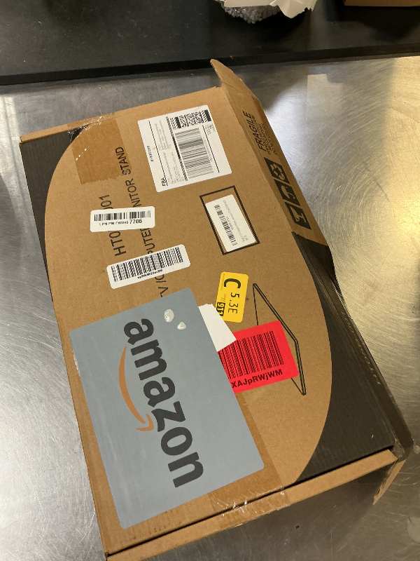 Photo 1 of Single LCD Computer Monitor Free-Standing Desk Stand Mount Riser for 13 inch to 32 inch screen with Swivel, Height Adjustable, Rotation, Vesa Base Stand Holds One (1) Screen up to 77Lbs(HT05B-001))