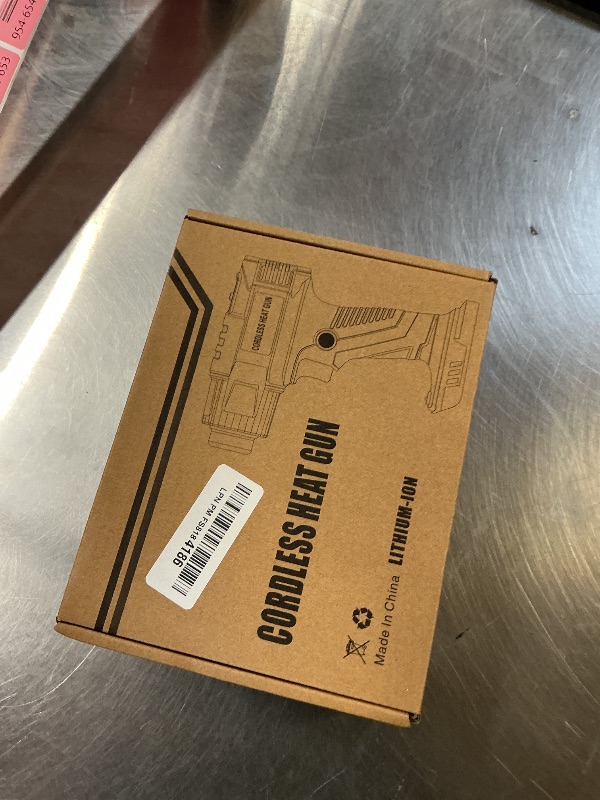 Photo 1 of ?380W?1022°F & 572°F?Cordless Heat Gun Compatible with Milwaukee M18 18V Battery, Portable Hot Air Gun Fast Heating Dual Temp with LED Light 4 Nozzles for Shrink Tubing, Resin, Vinyl Wrap (No Battery)