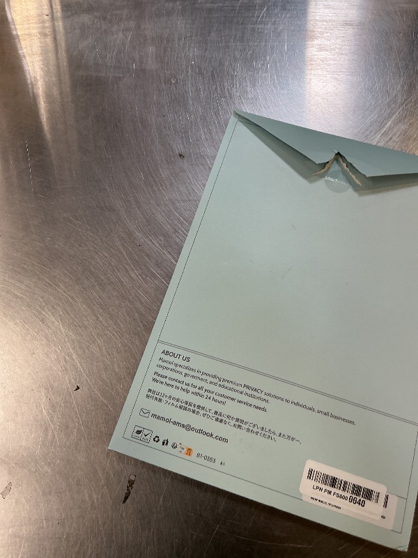 Photo 1 of Mamol [2 Pack] 14 Inch Laptop Privacy Screen for Lenovo/HP Envy/Dell/Acer/Asus/Thinkpad, 16:9 Aspect Removable Anti Glare Blue Light Privacy Screen Filter, Laptop Security Shield 14 In