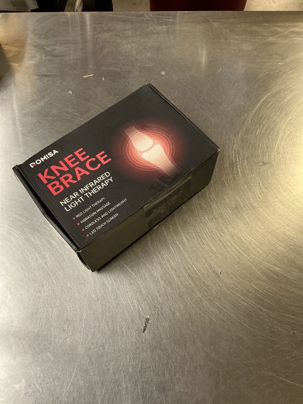 Photo 1 of Upgraded PRO Red Light Therapy Knee Brace & 4 Vibration Massage - Rechargeable Controller, 660nm&850nm Red Light Therapy Heated Device for Knee/Elbow/Shoulder