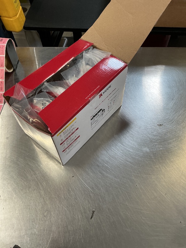 Photo 1 of Kidde Hardwired Smoke Detector, AA Battery Backup, Interconnectable, LED Warning Light Indicators, 4 Pack