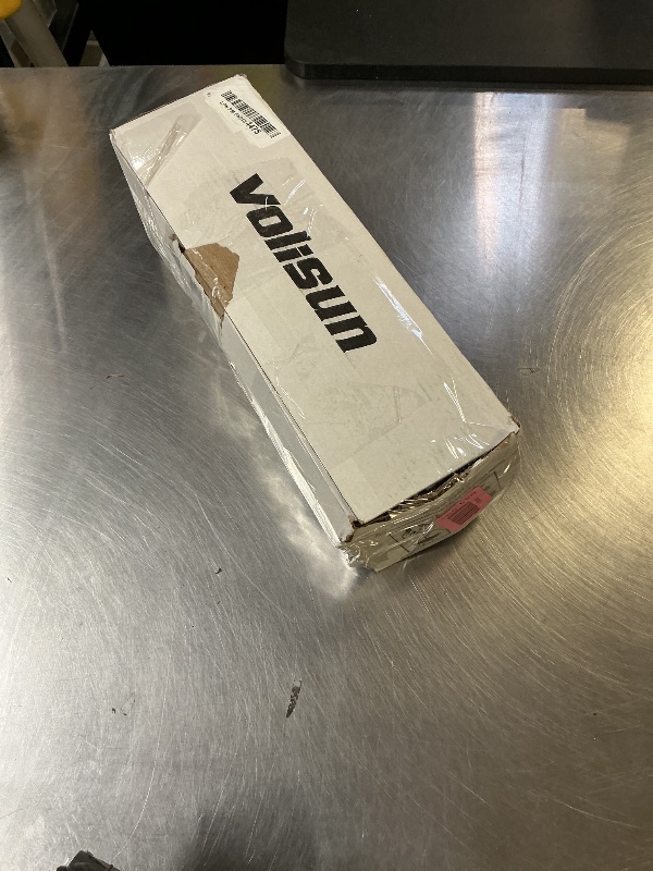 Photo 1 of VOLISUN Solar Deck Lights Driveway Dock Light, 12-Pack Led IP68 Waterproof Outdoor Warning Step Lights for Driveway Sidewalk Garden Pathway Yard(Warm White, Auto On/Off