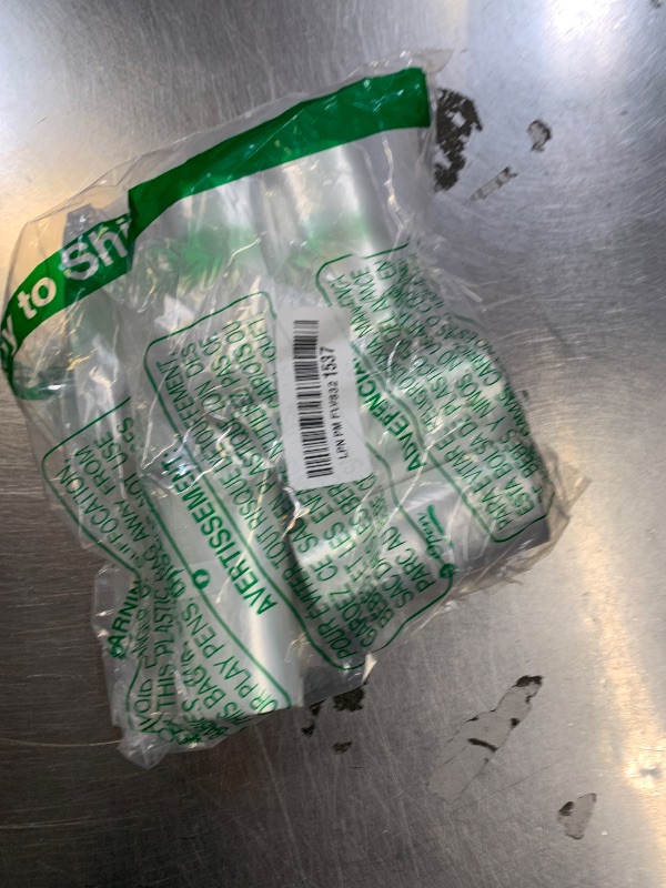 Photo 1 of 0.5 Gallon 250 pcs Mini Clear Trash Bags, Tiny Strong Garbage Bags,Small Plastic Bags for Desktop Trash Bin, Tiny Bathroom Trash Can Bin Liners,Mini Bags for Waste Basket Liner,Fit 2 Liters-Clear