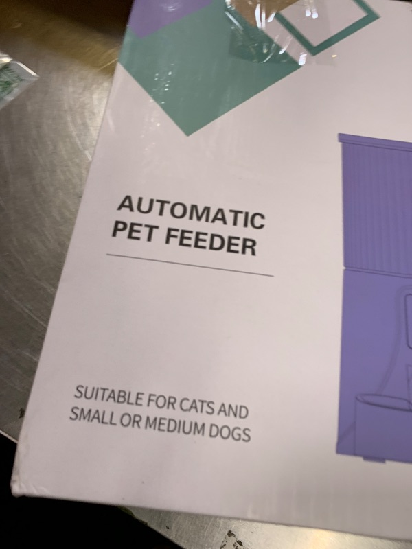 Photo 1 of PETULTRA Automatic Cat Feeder: 4L Timed Cats Food Dispenser Programmable 1-6 Meal for Cat and Small Medium Dog- Auto Pet Feeder Easy to Set Up Dual Power Supply with Desiccant Bag| Detachable Washable