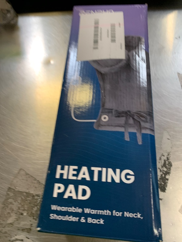 Photo 1 of RENPHO Electric Heating Pad for Back, Electric Heat pad for Neck and Shoulders, FSA Eligible & HSA Store, 24"x33" Gray